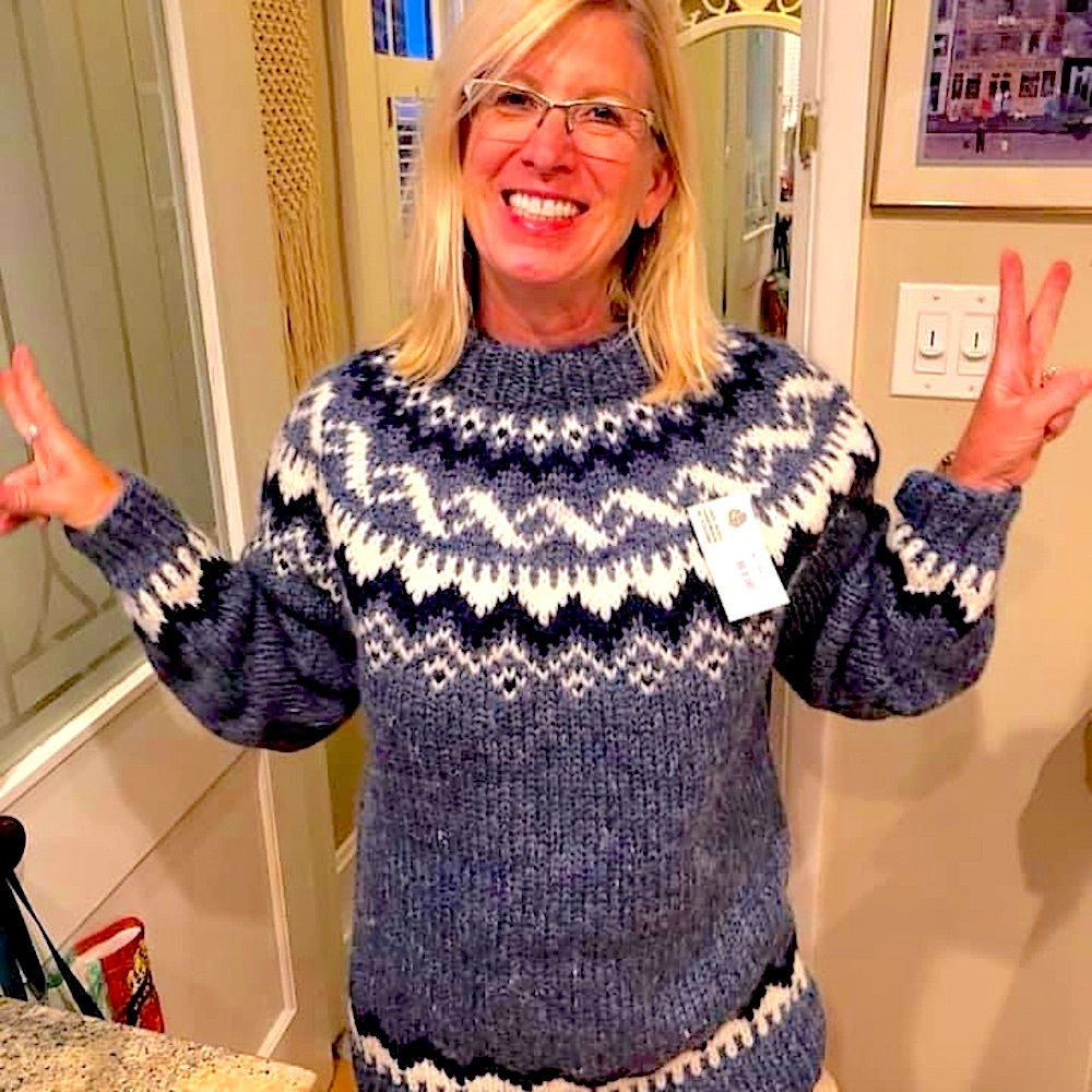 Iceland hand knit wool sweater from The Hand knitting Association of Iceland
